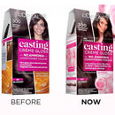 6x L'Oreal Paris Excellence Creme Hair Colour 3 Darkest Brown