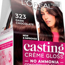 L'Oreal Paris Casting Creme Gloss Semi-Permanent Hair Colour 323 Dark Chocolate