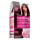 3 x LOreal Casting Creme Gloss Semi-Permanent Hair Colour - 360 Black Cherry
