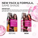 3x L'Oreal Paris Casting Creme Gloss Semi-Permanent Hair Colour 415 Iced Brown