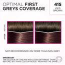3x L'Oreal Paris Casting Creme Gloss Semi-Permanent Hair Colour 415 Iced Brown