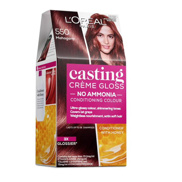 L'Oreal Paris Casting Creme Gloss Semi-Permanent Hair Colour 550 Mahogany
