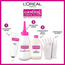 12x L'Oreal Paris Excellence Creme Hair Colour 6 Light Brown