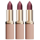 3x L'Oreal Paris Color Riche Blurred Matte in Balm Lipstick 570 Worth It Intense