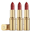 3x L'Oreal Paris Color Riche Classic Satin Lipstick 345 Cristal Cerise