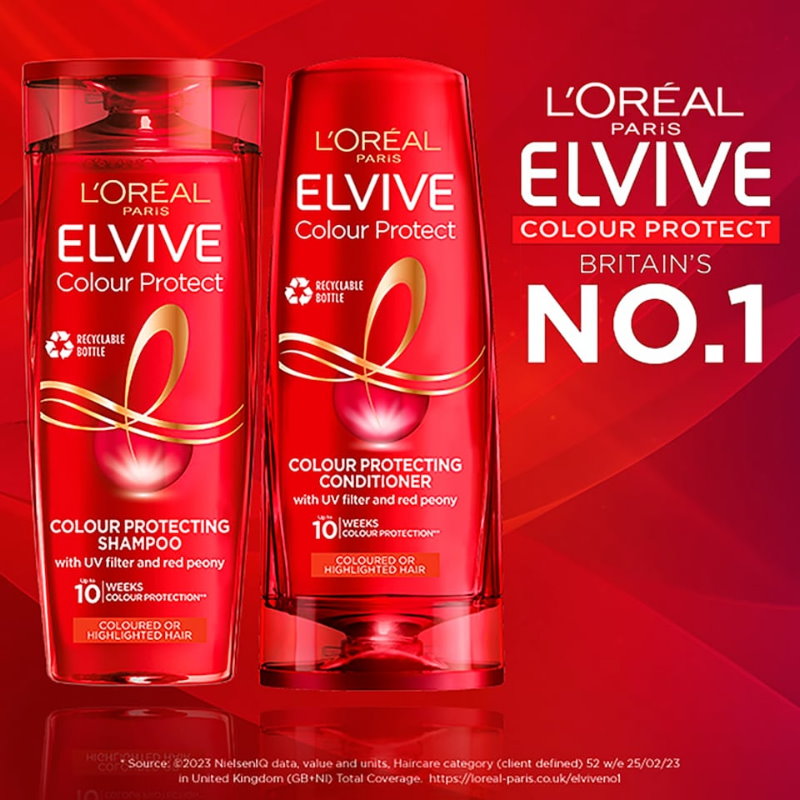 3x L'Oreal Paris Elvive Colour Protect Conditioner 300ml