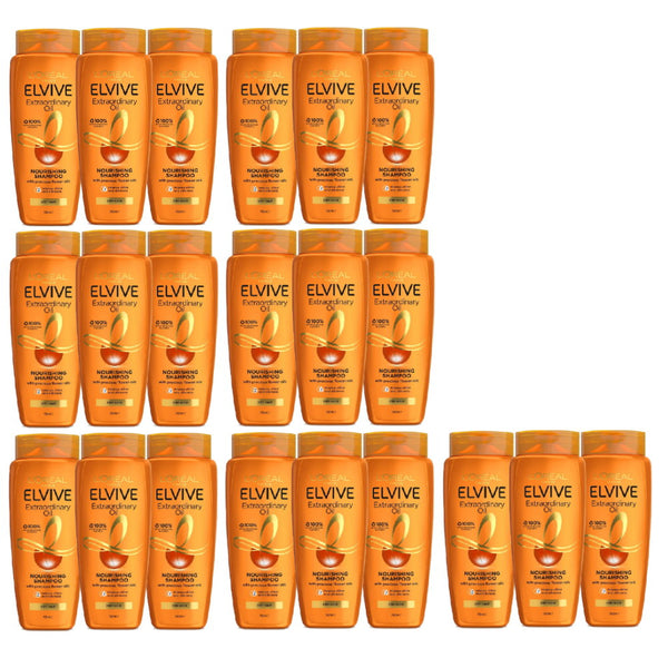 21pk L'Oreal Paris Elvive Extraordinary Oil Nourishing Shampoo 700mL