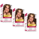 3x L'Oreal Paris Excellence Creme Hair Colour 5 Natural Brown