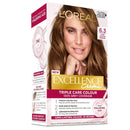 3x L'Oreal Paris Excellence Creme Hair Colour 6.3 Light Golden Brown