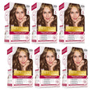 6x L'Oreal Paris Excellence Creme Hair Colour 6 Light Brown