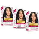 3x L'Oreal Paris Excellence Creme Hair Colour 1 Black