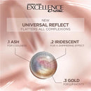 3x L'Oreal Paris Excellence Creme Universal Nudes Hair Colour 3U Dark Brown