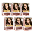 6x L'Oreal Paris Excellence Creme Universal Nudes Hair Colour 3U Dark Brown