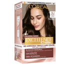 3x L'Oreal Paris Excellence Creme Universal Nudes Hair Colour 3U Dark Brown