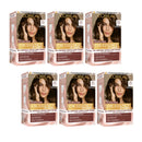 6x L'Oreal Paris Excellence Creme Universal Nudes Hair Colour 4U Brown