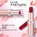 3x L'Oreal Paris Glow Paradise Balm In Lipstick 353 Mulberry Ecstatic 3.8g