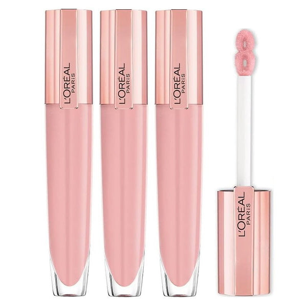 3x L'Oreal Paris Glow Paradise Plumping Lip Gloss 7ml 402 I Soar