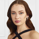 Woman with makeup application on her face against a white background L'Oreal Paris Infallible 24H Face Sculptor Contour