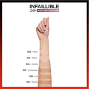 3x L'Oreal Paris Infallible 24H Full Coverage More Than Concealer 323 Fawn 11ml