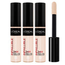 3x L'Oreal Paris Infallible 24H Full Coverage More Than Concealer 323 Fawn 11ml