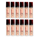 12x L'Oreal Paris Infallible 32H Fresh Wear Foundation SPF 25 30ml - 145 Cool Rose