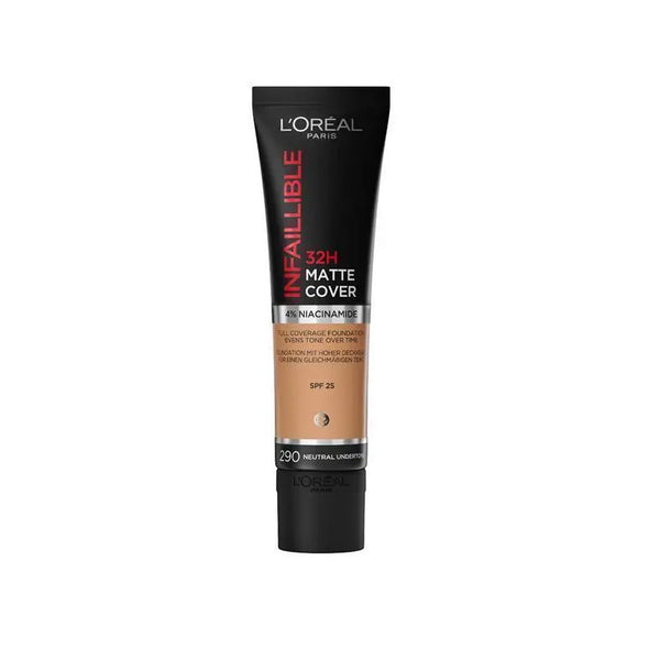 L'Oreal Paris Infaillible 32H Matte Cover Foundation 30ml 290 Neutral Undertone