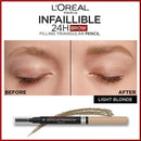 L'Oreal Paris Infallible Brows 24H Filling Triangular Pencil 8.0 Light Cool Blonde