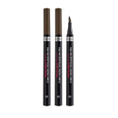 3x L'Oreal Paris Infallible Brows 48H Micro Tatouage Ink Pen 1.0 Ebony