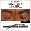 L'Oreal Paris Infallible Brows 48H Micro Tatouage Ink Pen 1.0 Ebony Discover why The Makeup Warehouse Group is the capital of cosmetics in Australia.
