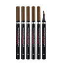 6x L'Oreal Paris Infallible Brows 48H Micro Tatouage Ink Pen 5.0 Light Brunette