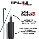 6x L'Oreal Paris Infallible Grip 24H Vinyl Liquid Liner 04 Emeraude