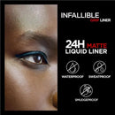 6x L'Oreal Paris Infallible Grip 24H Vinyl Liquid Liner 04 Emeraude