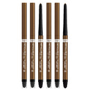 6x L'Oreal Paris Infallible Grip 36H Gel Automatic Eye Liner 12 Bronzed Espresso