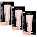 3x L'Oreal Paris Lumi Glotion 40ml 901 Fair Glow (carded)