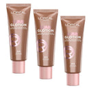 3x L'Oreal Paris Lumi Glotion 40ml 904 Deep Glow