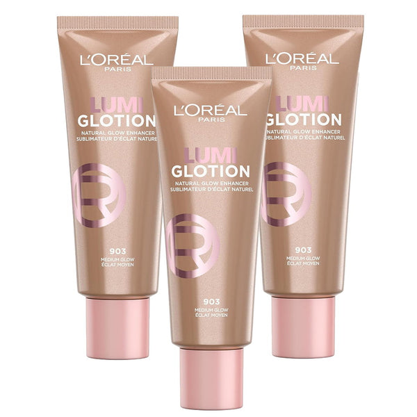 3x L'Oreal Paris Lumi Glotion 40ml - 903 Medium Glow
