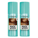 2x L'Oreal Paris Magic Retouch Root Spray Golden Brown 75ml