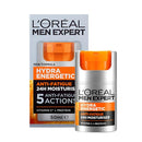 6x L'Oreal Paris Men Expert Hydra Energetic 24hr Anti Fatigue Moisturiser 50ml