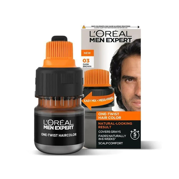 L'Oreal Paris Men Expert One Twist Hair Colour 03 Dark Brown