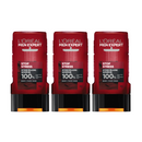 3x L'Oreal Paris Men Expert Stop Stress Shower Gel 300ml