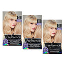 3x L'Oreal Paris Preference Permanent Hair Colour 10.1 Helsinki Very Light Ash Blonde