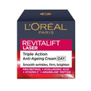3x L'Oreal Paris Revitalift Laser X3 Anti-Ageing Day Cream 50mL