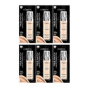 6x L'Oreal Paris True Match Liquid Foundation 30ml 1W Warm Golden Ivory (carded)