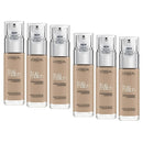 6x L'Oreal Paris True Match Liquid Foundation 4.N Neutral Undertone