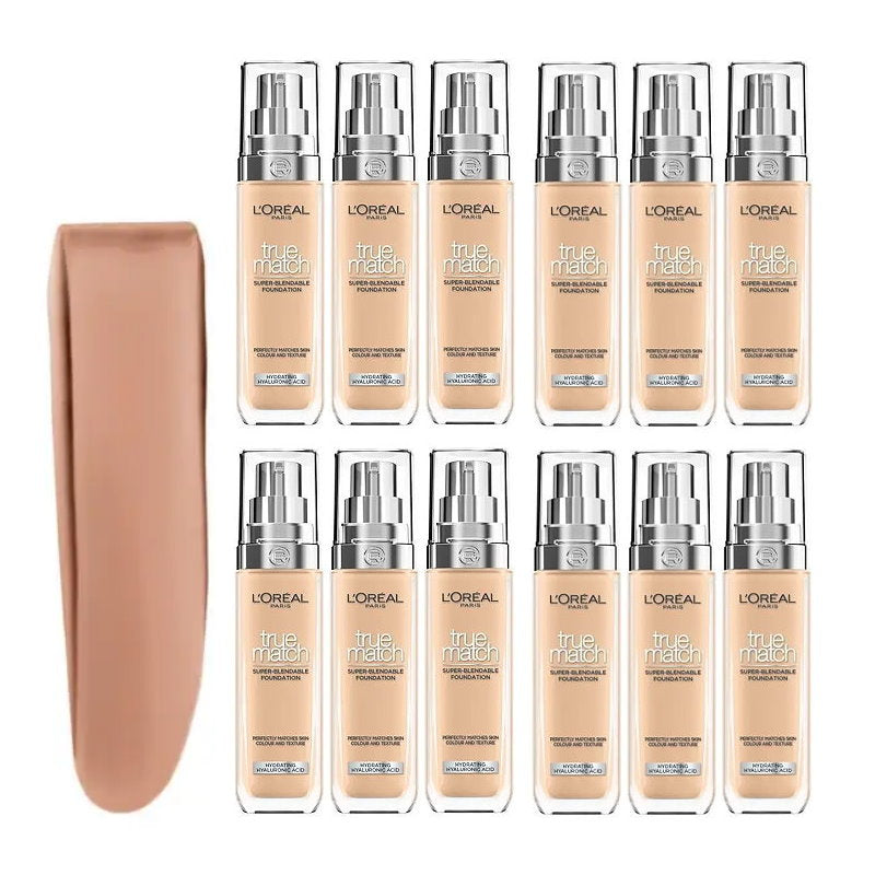 12x L'Oreal Paris True Match Liquid Foundation 3.N Neutral Undertone