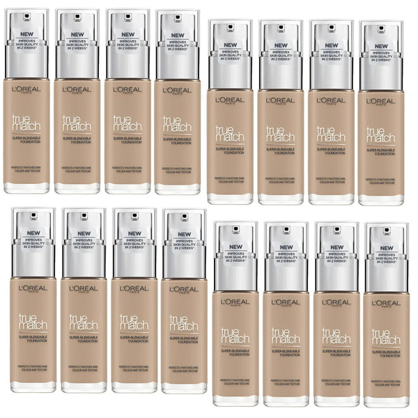 12x L'Oreal Paris True Match Liquid Foundation 4.N Neutral Undertone