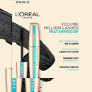 6x L'Oreal Paris Volume Million Lashes Waterproof Mascara 9ml Black