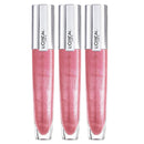 3x L'Oreal Paris Glow Paradise Plumping Lip Gloss 7ml 406 I Amplify