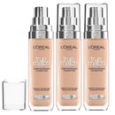 3x L'Oreal Paris True Match Liquid Foundation 30ml 4.5.N Neutral Undertone
