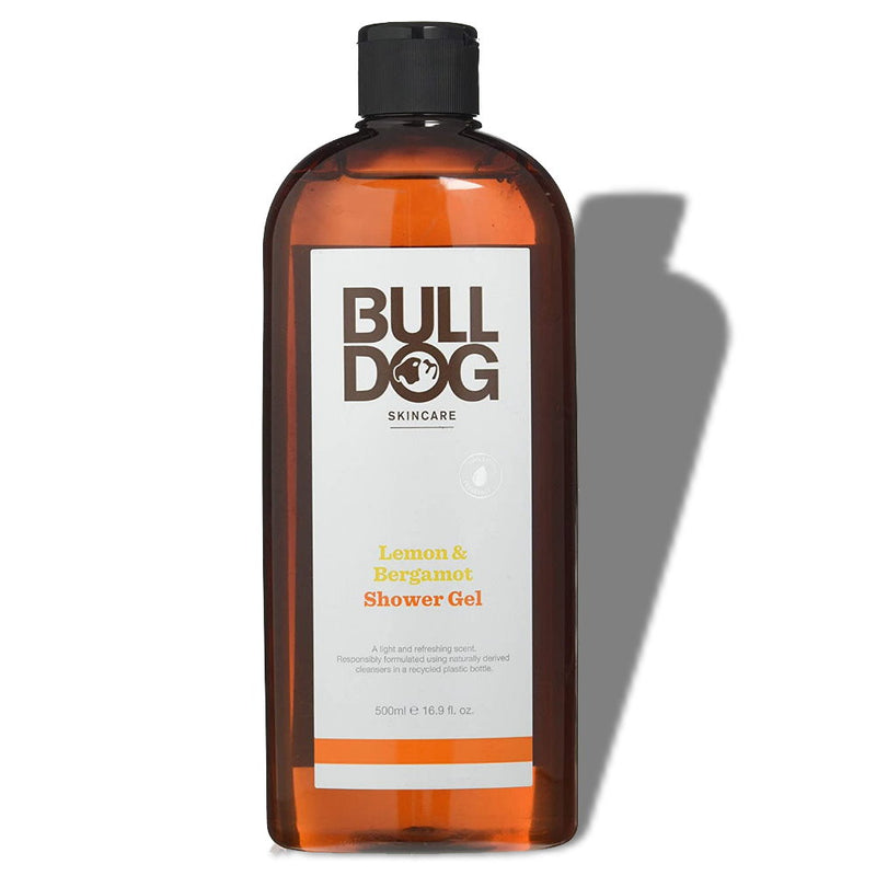 Bulldog Skincare Mens Shower Gel Lemon & Bergamot Body Wash 500mL - Makeup Warehouse Australia